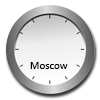 Dial clock Moscow